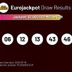 eurojackpot lottery results